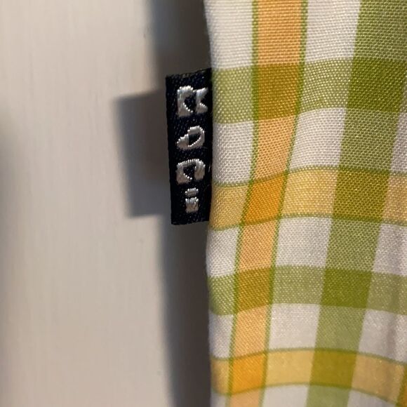 Kani plaid short sleeve button up urban shirt XL - Picture 5 of 10